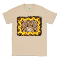 Mushroom Baby Cow Leopard Sunflowers Classic Tee - CowCowDesign