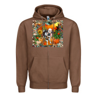 Chestnut Fall baby cow Zipper Hoodie - RanaPortraitStore