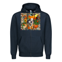 Navy Fall baby cow Zipper Hoodie - RanaPortraitStore
