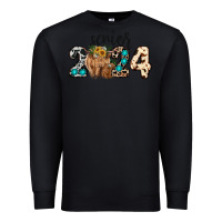 Black Western Senior 2024 cow Premium Sweatshirt - RanaPortraitStore