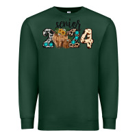 Sports Green Western Senior 2024 cow Premium Sweatshirt - RanaPortraitStore