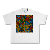 Lunar Rock african geometric seamless pattern Urban Heavy Tee - BundleAndBundleShop