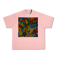 Salmon african geometric seamless pattern Urban Heavy Tee - BundleAndBundleShop