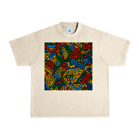 Sandshell african geometric seamless pattern Urban Heavy Tee - BundleAndBundleShop