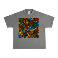 Tornado african geometric seamless pattern Urban Heavy Tee - BundleAndBundleShop