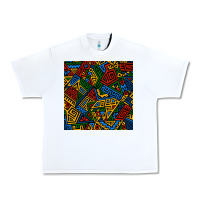 White african geometric seamless pattern Urban Heavy Tee - BundleAndBundleShop
