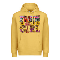 Antique Gold western farm girl Premium Hoodie - Artiststas