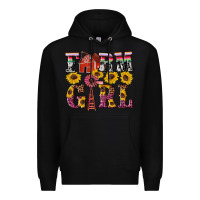 Black western farm girl Premium Hoodie - Artiststas