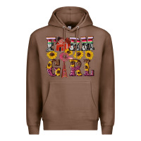 Chestnut western farm girl Premium Hoodie - Artiststas