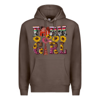 Coffee western farm girl Premium Hoodie - Artiststas