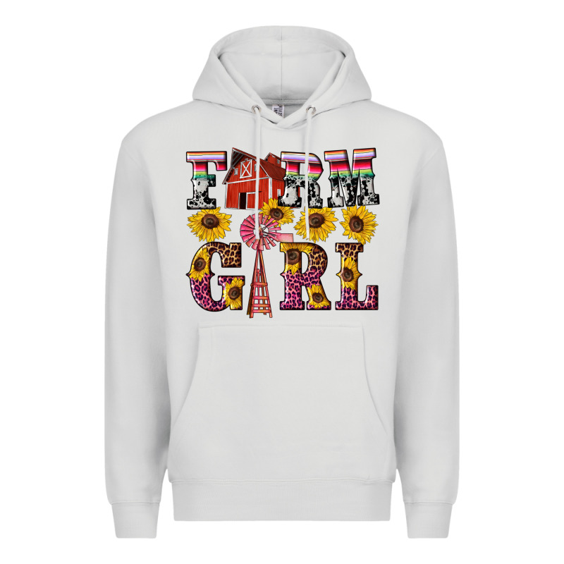 Western Farm Girl Premium Hoodie by Artiststas | Teevron