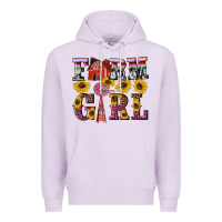 Lilac western farm girl Premium Hoodie - Artiststas