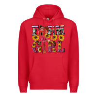 Red western farm girl Premium Hoodie - Artiststas