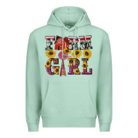 Seafoam western farm girl Premium Hoodie - Artiststas