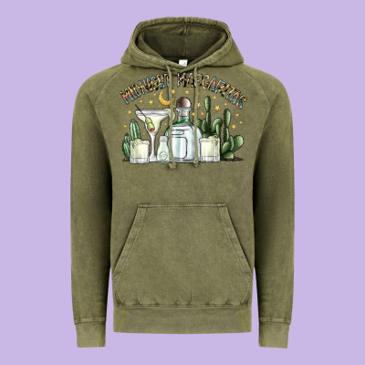 Midnight Margaritas Vintage Hoodie Designed By Sublimationcraftshop