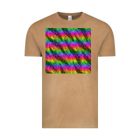 Vintage Camel neon rainbow leopard zebra seamless pattern Vintage Tee - BundleAndBundleShop