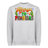 Heather Grey Allergic to pendejas Heavyweight Sweatshirt - RanaPortraitStore