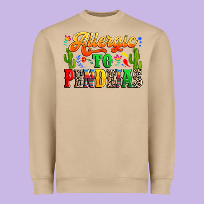 Allergic To Pendejas Heavyweight Sweatshirt Designed By Ranaportraitstore