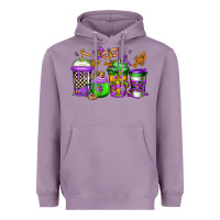 Lavender mardi gras crawfish coffee Heavyweight Hoodie - Jasminsmagicworld