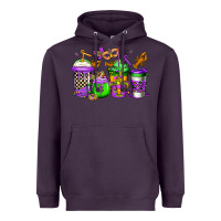 Plum mardi gras crawfish coffee Heavyweight Hoodie - Jasminsmagicworld