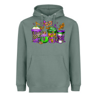 Sage mardi gras crawfish coffee Heavyweight Hoodie - Jasminsmagicworld