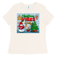 Bone christmas vibes only tumbler Ladies Tee - BundleAndBundleShop