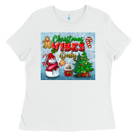 White christmas vibes only tumbler Ladies Tee - BundleAndBundleShop