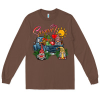 Chestnut summer gnomes  truck Long Sleeve Tee - CowhideDigitalArt