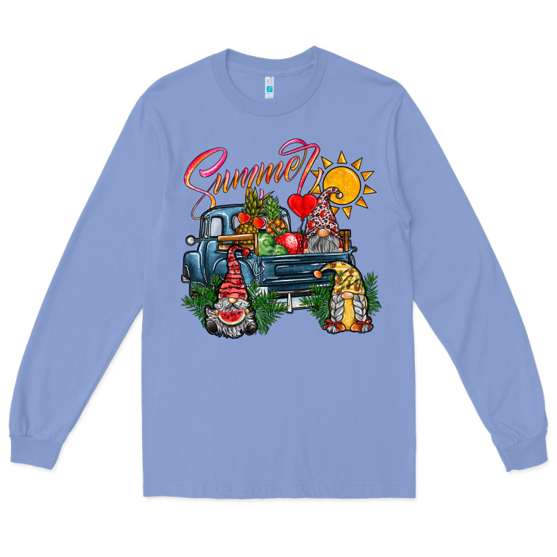 Summer Gnomes  Truck Long Sleeve Tee by CowhideDigitalArt | Teevron