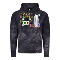 Cloud Black Bows and Boos Y'all Vintage Hoodie - CowhideDigitalArt