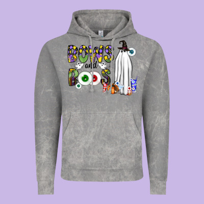 Bows And Boos Y'all Vintage Hoodie Designed By Cowhidedigitalart