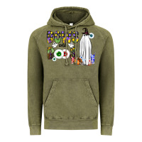 Vintage Olive Bows and Boos Y'all Vintage Hoodie - CowhideDigitalArt