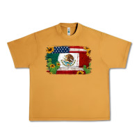 Peanut Butter mexican american flag background Urban Heavy Tee - Jasminsmagicworld