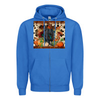 True Royal Fall black angus Zipper Hoodie - RanaPortraitStore
