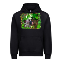 Black st. patrick's day heifers Urban Hoodie - RanaPortraitStore