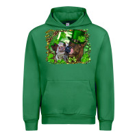 Emerald st. patrick's day heifers Urban Hoodie - RanaPortraitStore