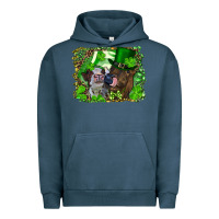 Pigment Midnight Navy st. patrick's day heifers Urban Hoodie - RanaPortraitStore