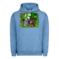 Pigment Pebble Blue st. patrick's day heifers Urban Hoodie - RanaPortraitStore