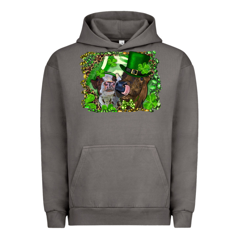 St. Patrick's Day Heifers Urban Hoodie by RanaPortraitStore | Teevron