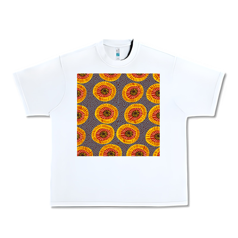 African Fabric Seamless Pattern Urban Heavy Tee by BundleAndBundleShop | Teevron
