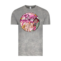 Cloud Rock pink christmas pig Vintage Tee - FaDigitalArtStudio
