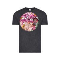 Vintage Black pink christmas pig Vintage Tee - FaDigitalArtStudio