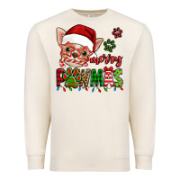 Sandshell merry pawmas christmas chihuahua Premium Sweatshirt - Jasminsmagicworld