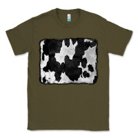 Army Green Cowhide Classic Tee - CowCowDesign