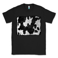Black Cowhide Classic Tee - CowCowDesign