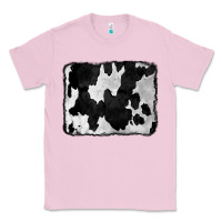 Bubblegum Pink Cowhide Classic Tee - CowCowDesign