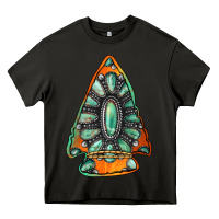 Asphalt gemstone arrowhead Heavy Core Tee - Jasminsmagicworld