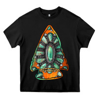 Black gemstone arrowhead Heavy Core Tee - Jasminsmagicworld