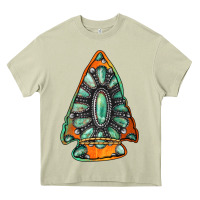 Mossy gemstone arrowhead Heavy Core Tee - Jasminsmagicworld