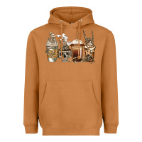 Meerkat skeleton coffee Heavyweight Hoodie - Jasminsmagicworld